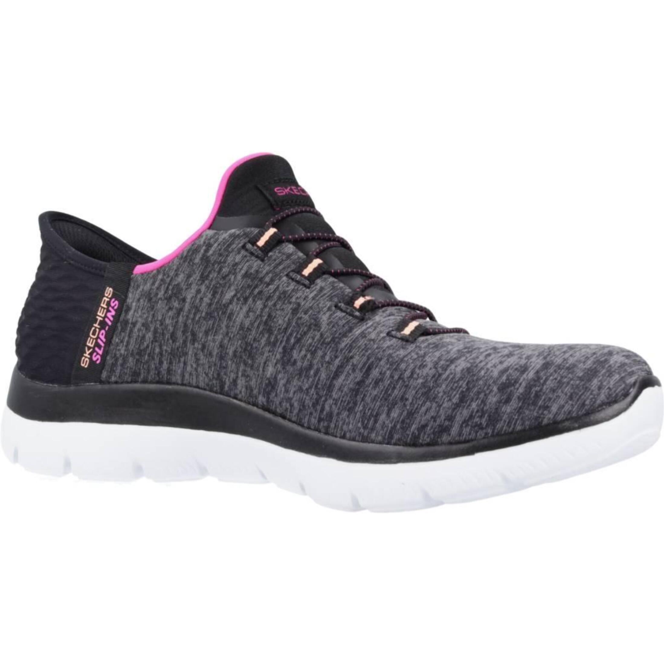 Sneakers De  Mujer Slip-ins: Summits- Dazzling Haze Gris