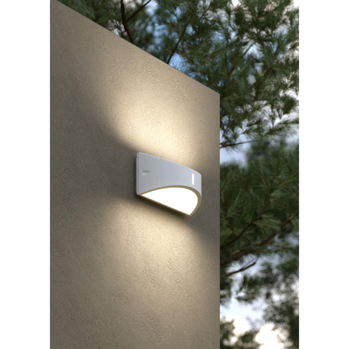 Forlight Aplique LED Centa Blanco Opal - Iluminación Moderna y Eficiente para el Hogar, Aluminio y Policarbonato, Luz 4000K, Diseño Elegante y Duradero