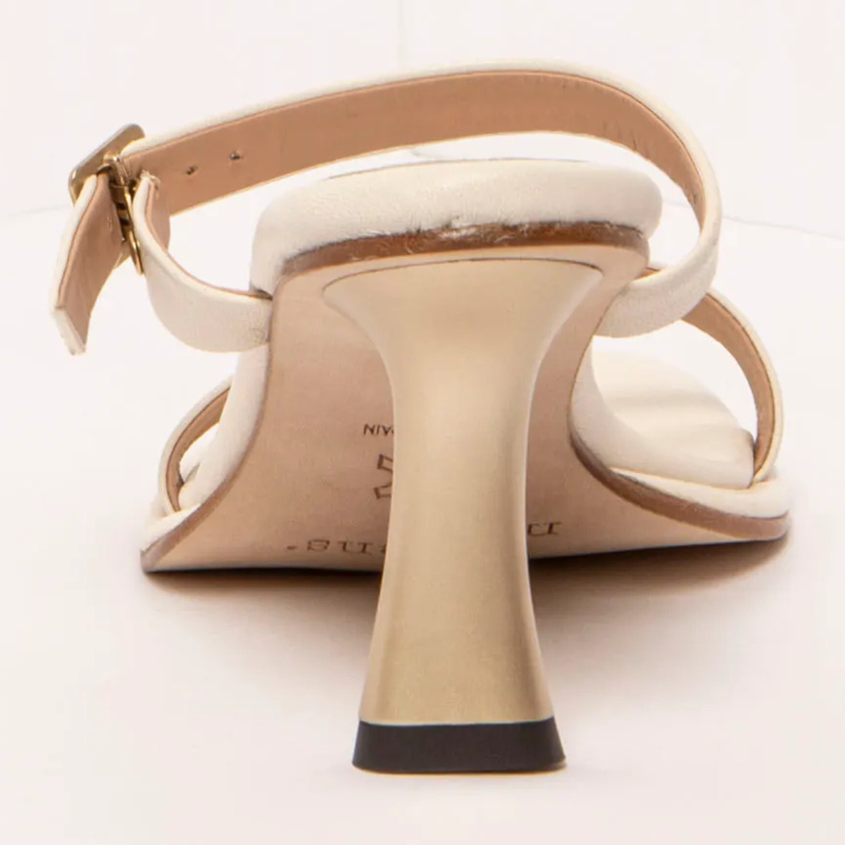 Sandalias con tacón S3194 NAPPA CREAM/ ALBANA color Cream