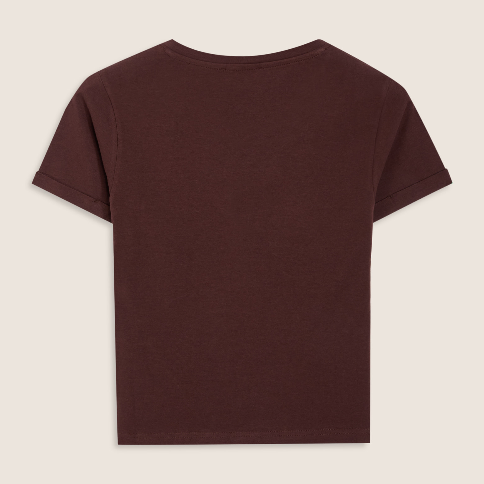 T-shirt slim donna con scritta ricamata