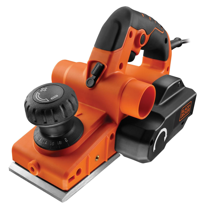 Rabot filaire 750W Revêtement anti dérapant, sac à poussière