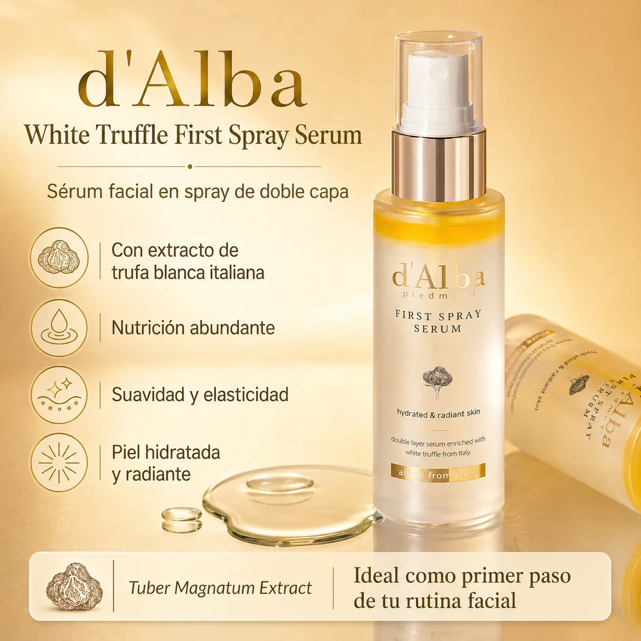 Sérum en spray White Truffle First Spray Serum d'Alba 50 ml