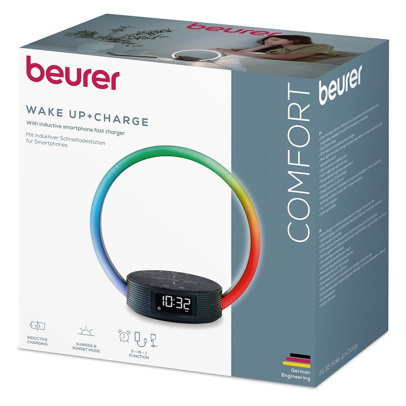 Réveil lumineux - Beurer - WL 65 - avec station de charge rapide