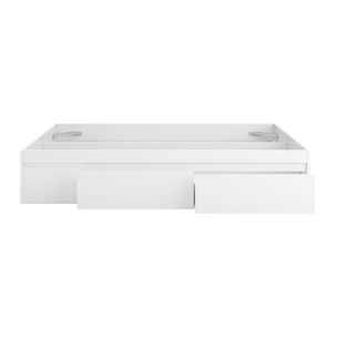 Cama Bed 4 Cajones 150x190cm Blanco Artik