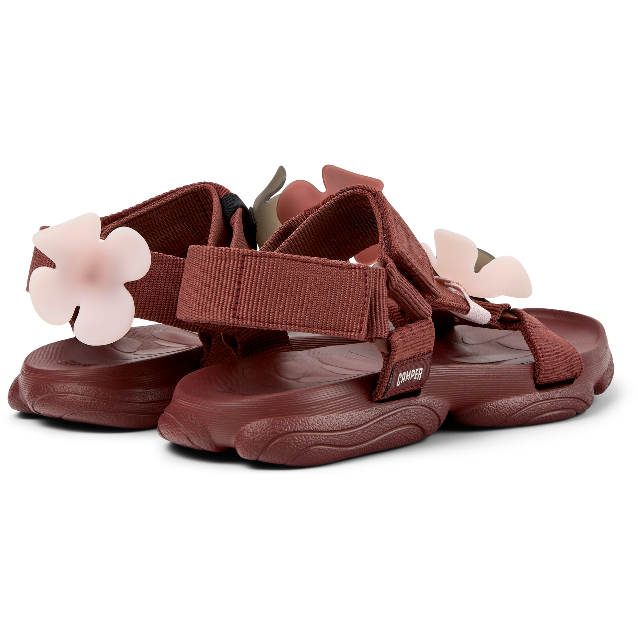 Sandalias - CAMPER Karst Sandal Twins - Burdeos - Textil técnico