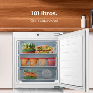 Cecotec Congelatore verticale da incasso Bolero Coolmarket TF BI 101 E