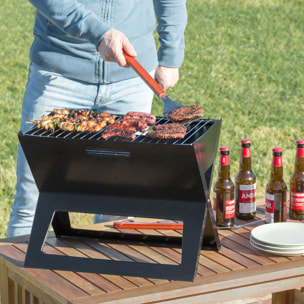 Barbecue Pieghevole Portatile a Carbone FoldyQ InnovaGoods