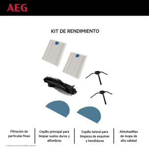 AEG Robot aspirador Serie 7000 Hygienic con 125 min de autonomía AR71HW1DG