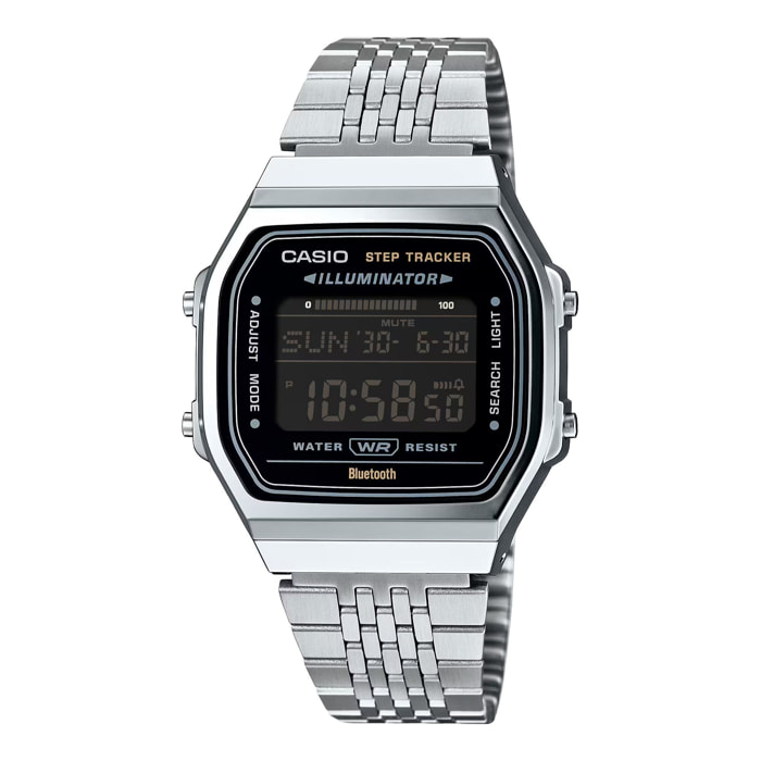 Reloj Casio ABL-100WE-1B Unisex Digital Cuarzo con Correa de Acero inoxidable