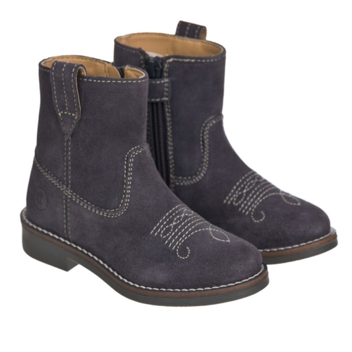 Bota campera en piel