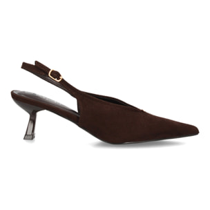 Zapatos slingback elegantes de tacón fino para mujer
