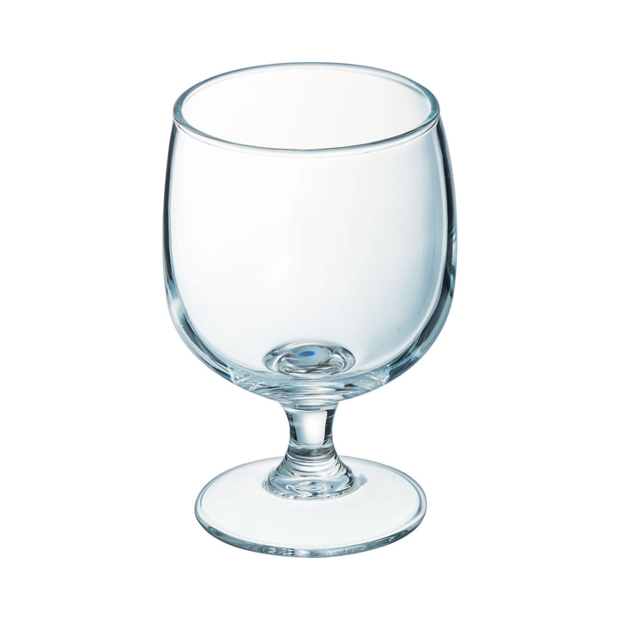6 Verres à pied 19 cl Amelia - Arcoroc