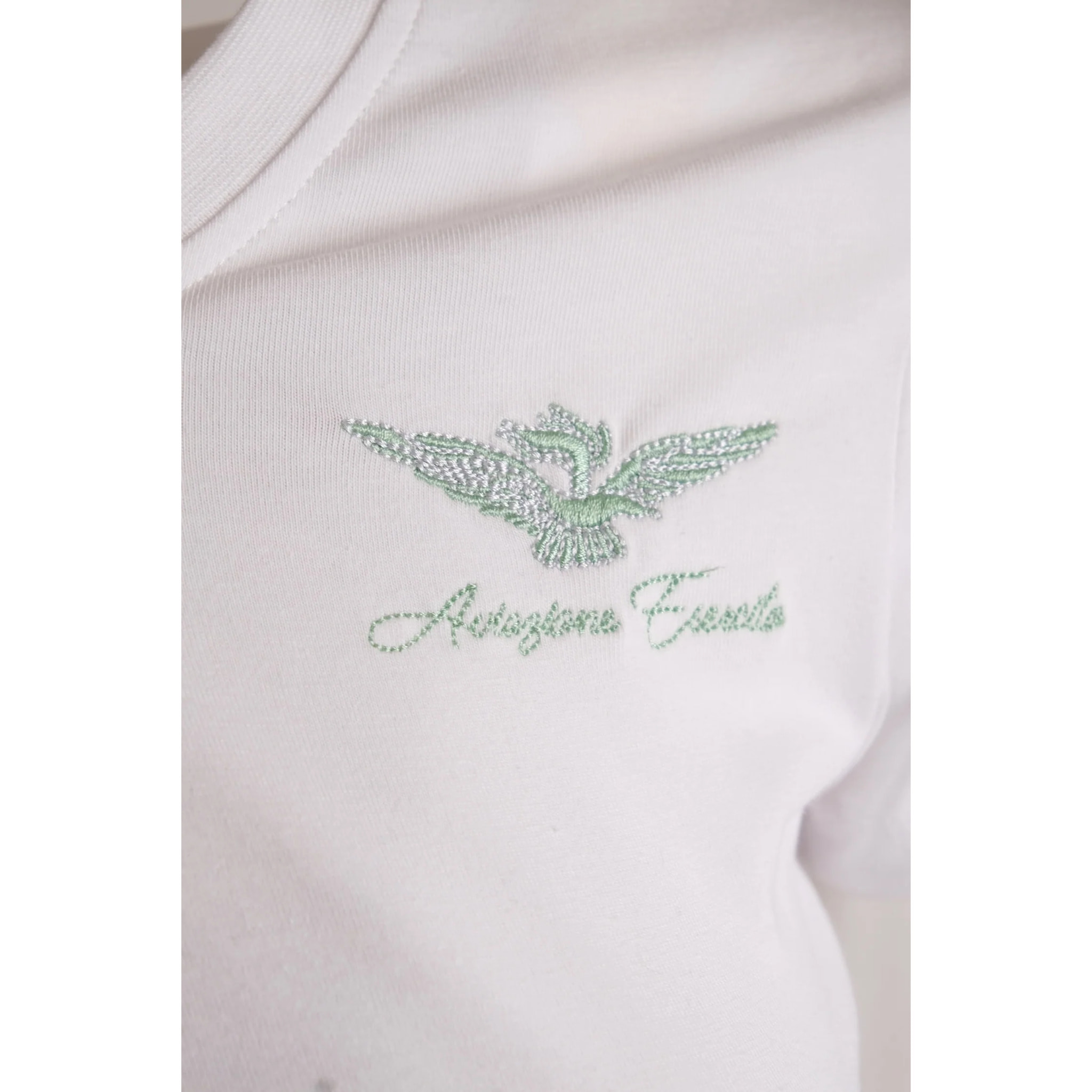 T-shirt Esercito a maniche corte bianca donna