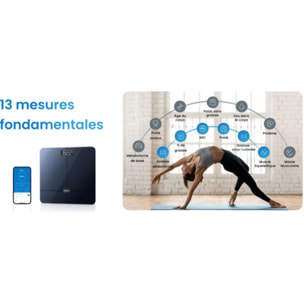 Pèse personne et capteur de silhouette connectés RENPHO Elis 2 A016 noir