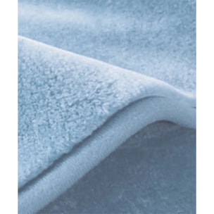 Coperta Plaid Azzurro Cielo in tinta unita con morbido pile di poliestere
