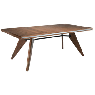 Mesa de Angel Cerda de nogal 220x110x76cm