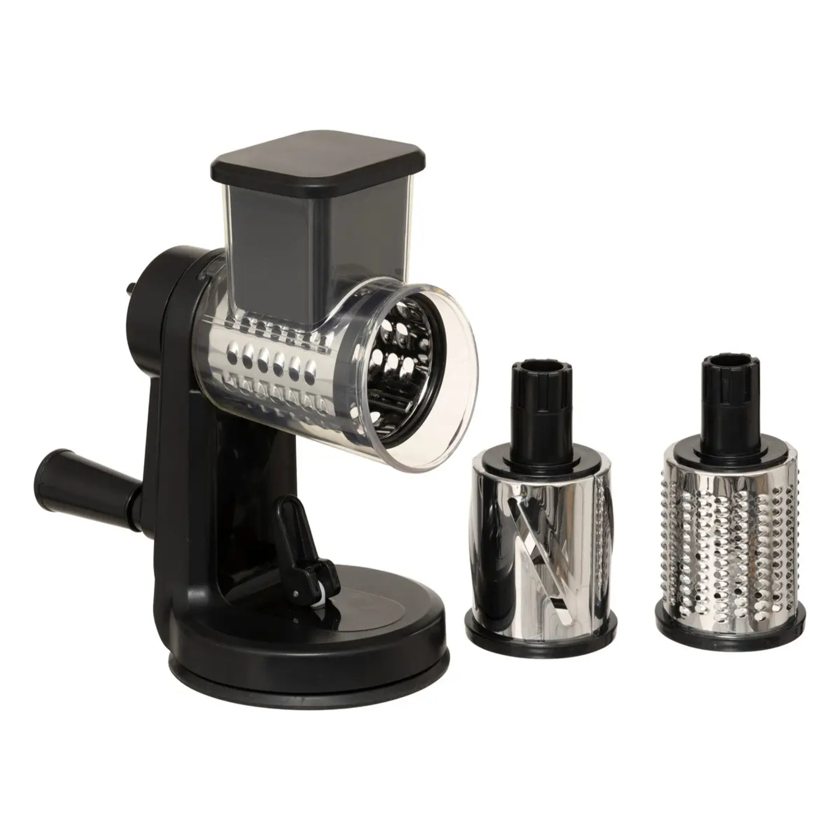 Râpe manivelle 3 lames Silver Pro noire