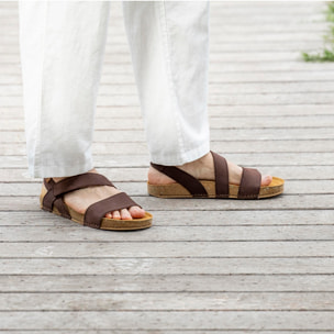 Sandalias N5791 PLEASANT BROWN / BALANCE color Brown