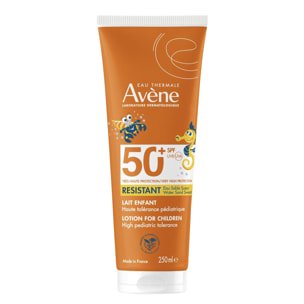 Lait Enfant SPF50+ - Protection Solaire Résistant Eau Sable Sueur 250 ml