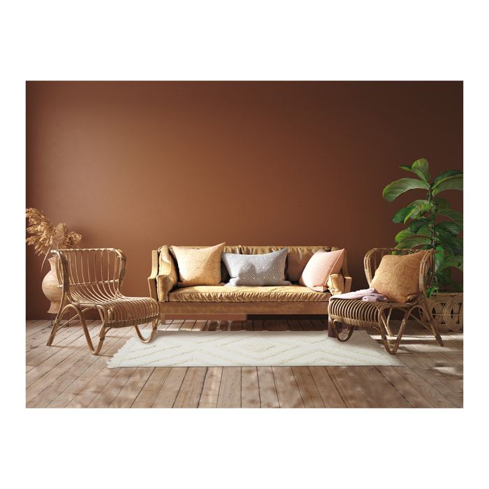 Tapis Ethnique Tufte Ecru 120x170cm