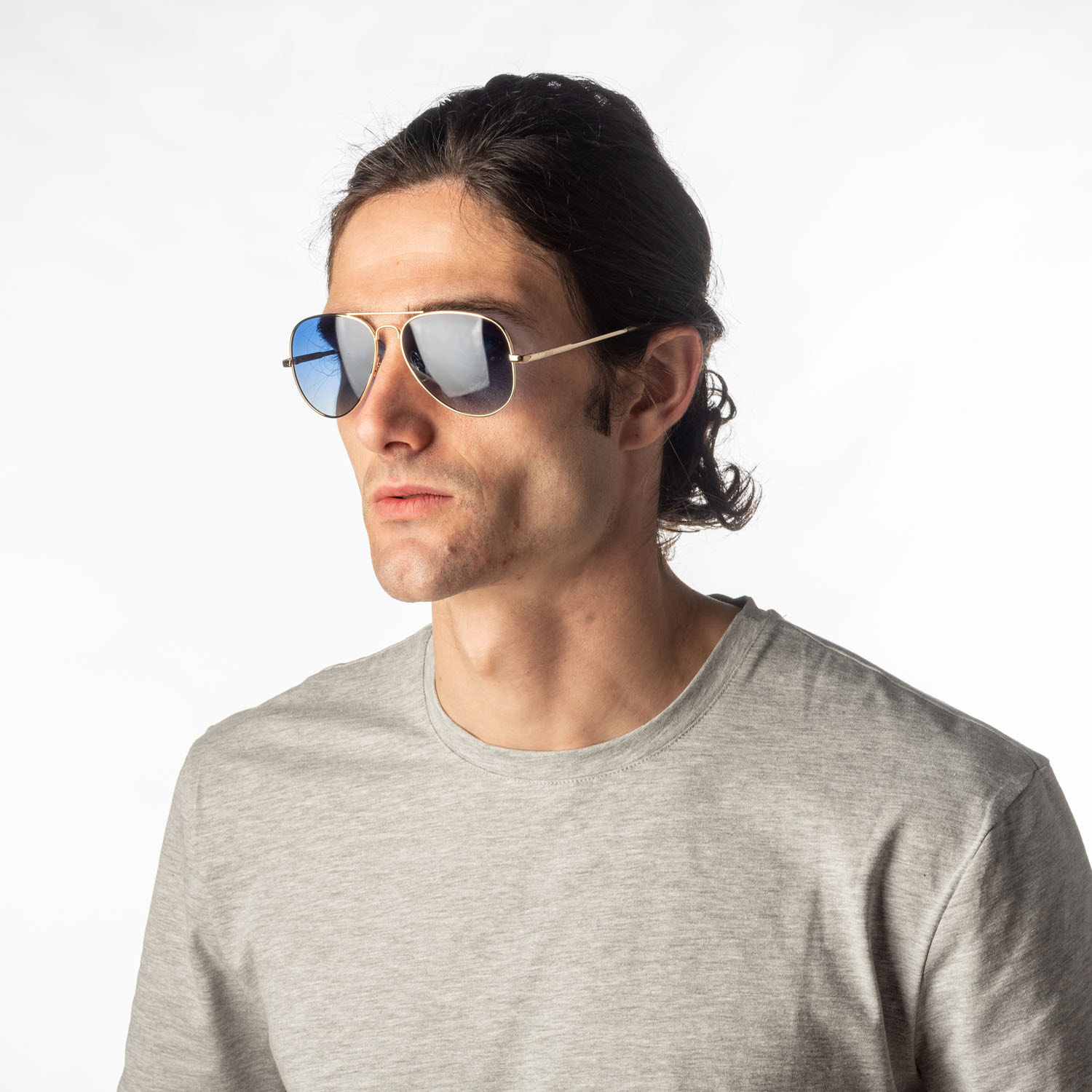 Gafas de sol OCEAN BANILA - Dorado / Azul degradado