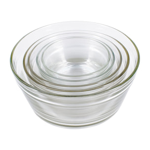 Lot de 5 boîtes en verre  CASSIS
