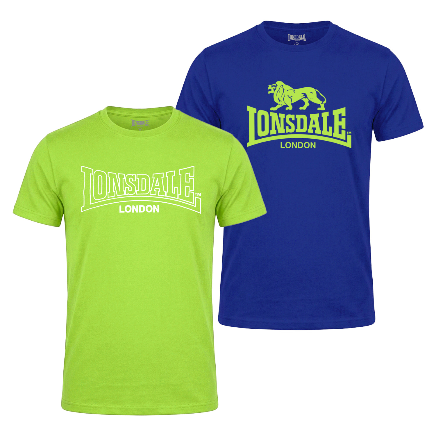 Bi-Pack T-Shirt Cotone LONSDALE Manica Corta Uomo - Art.26084