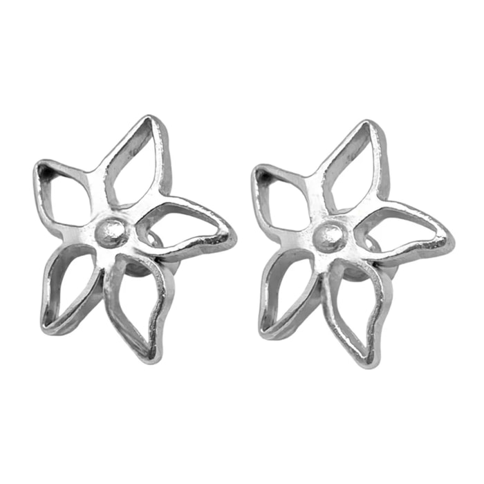 Pendiente presión Irregular Blom en plata chapado 10µ