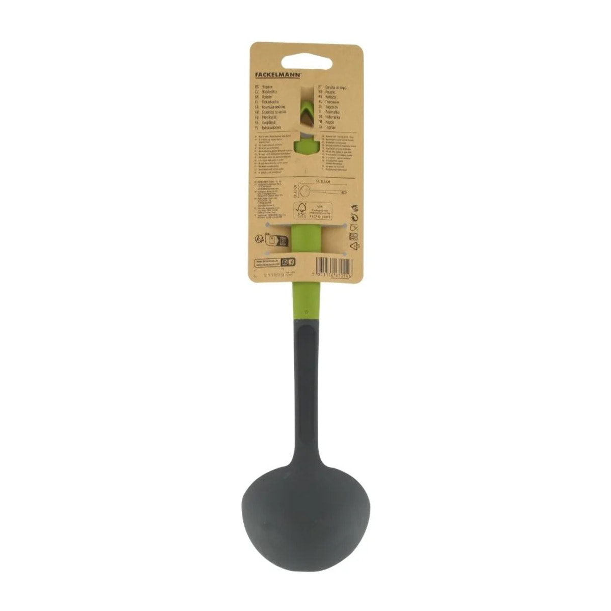 Louche de cuisine en bioplastique 32,5 cm Fackelmann Gamme Zéro