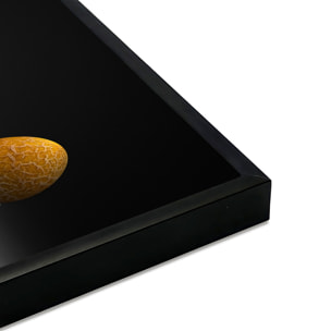 Affiche encadrée fruits artistiques Affiche + cadre en métal - Noir