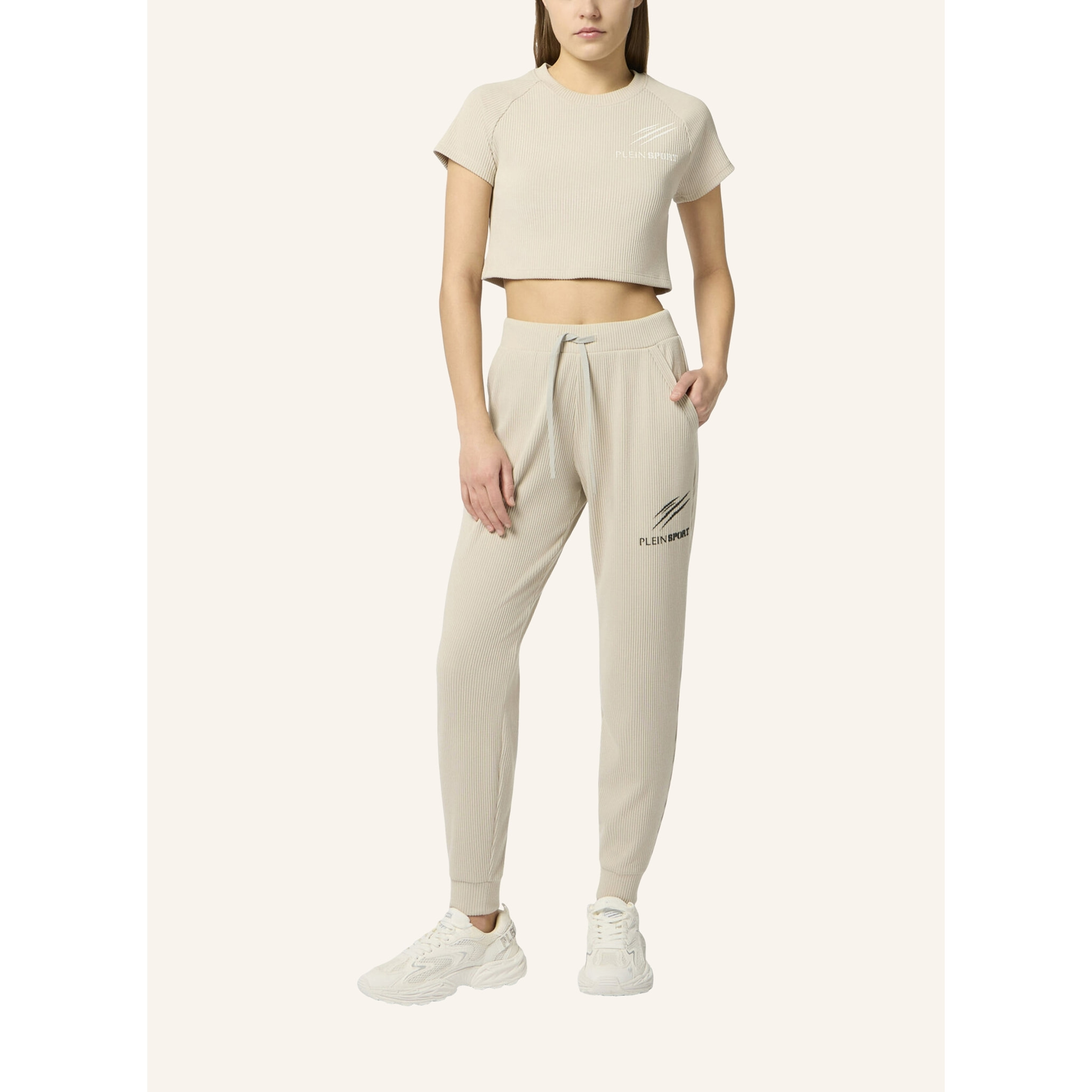 PLEIN SPORT Ribbed Joggers Scratch