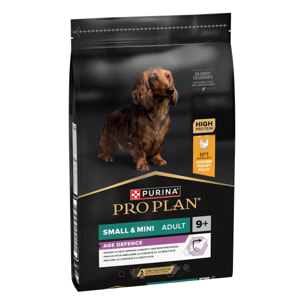PRO PLAN Chien Small&Mini Adult 9+ Age Defence Poulet 7KG