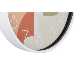 Reloj Pared Metal Blanco 40x4,5x40 Cm