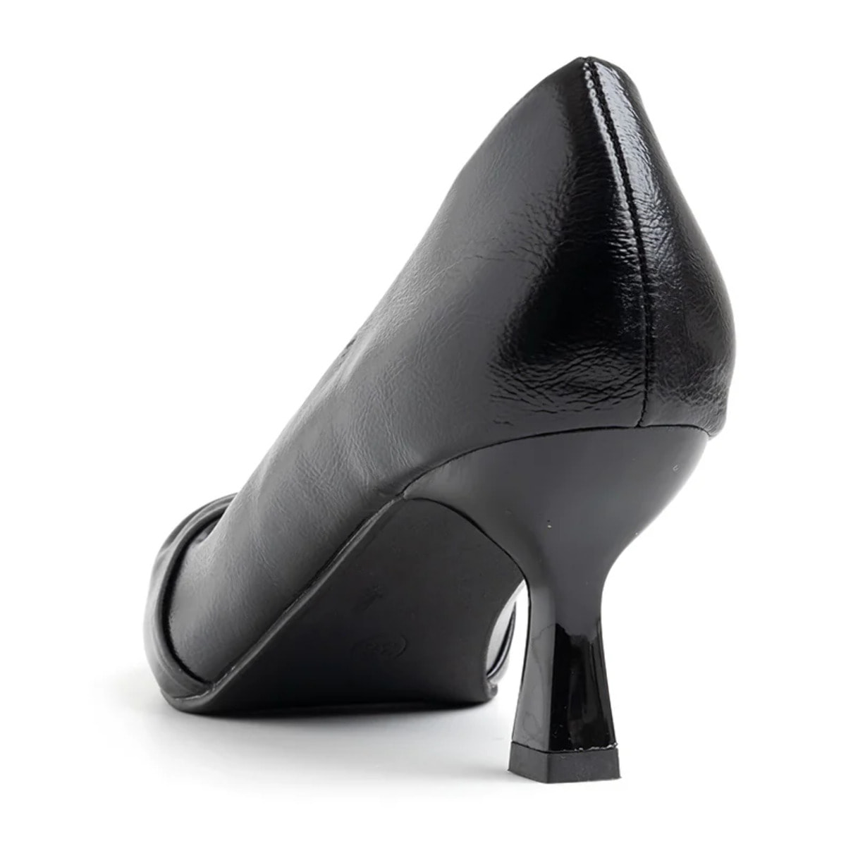 Decolleté con dettaglio oro - NERO