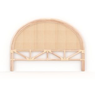 Tête de lit 140 cm en rotin et cannage - Madya