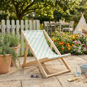 Chilienne transat enfant toile coton