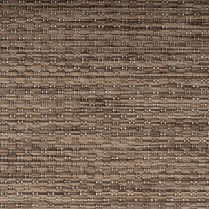 FARO - Tapis rond intérieur extérieur à motif Marron