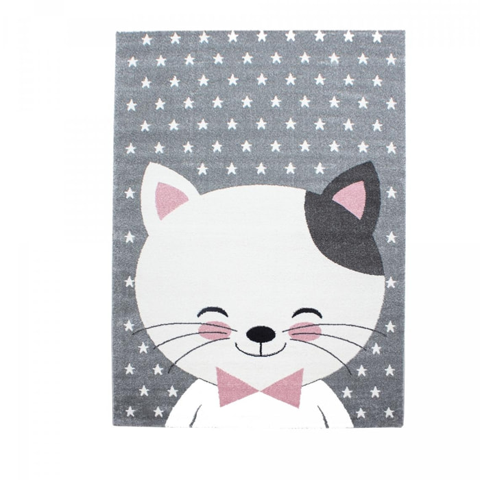 Tapis enfant tissé motif animaux NILI