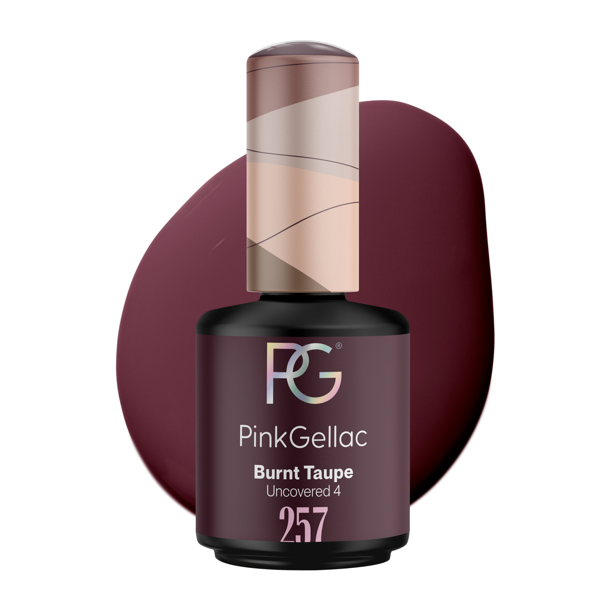 Vernis semi-permanent - 257 Burnt Taupe - 15 ml
