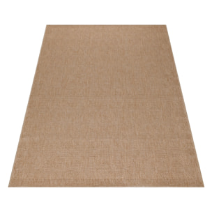 DHAKA - Tapis intérieur/extérieur aspect jute tissage chevron beige
