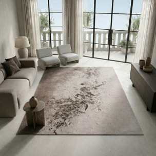 tapis tissé main kilim en coton, motif Abstrait