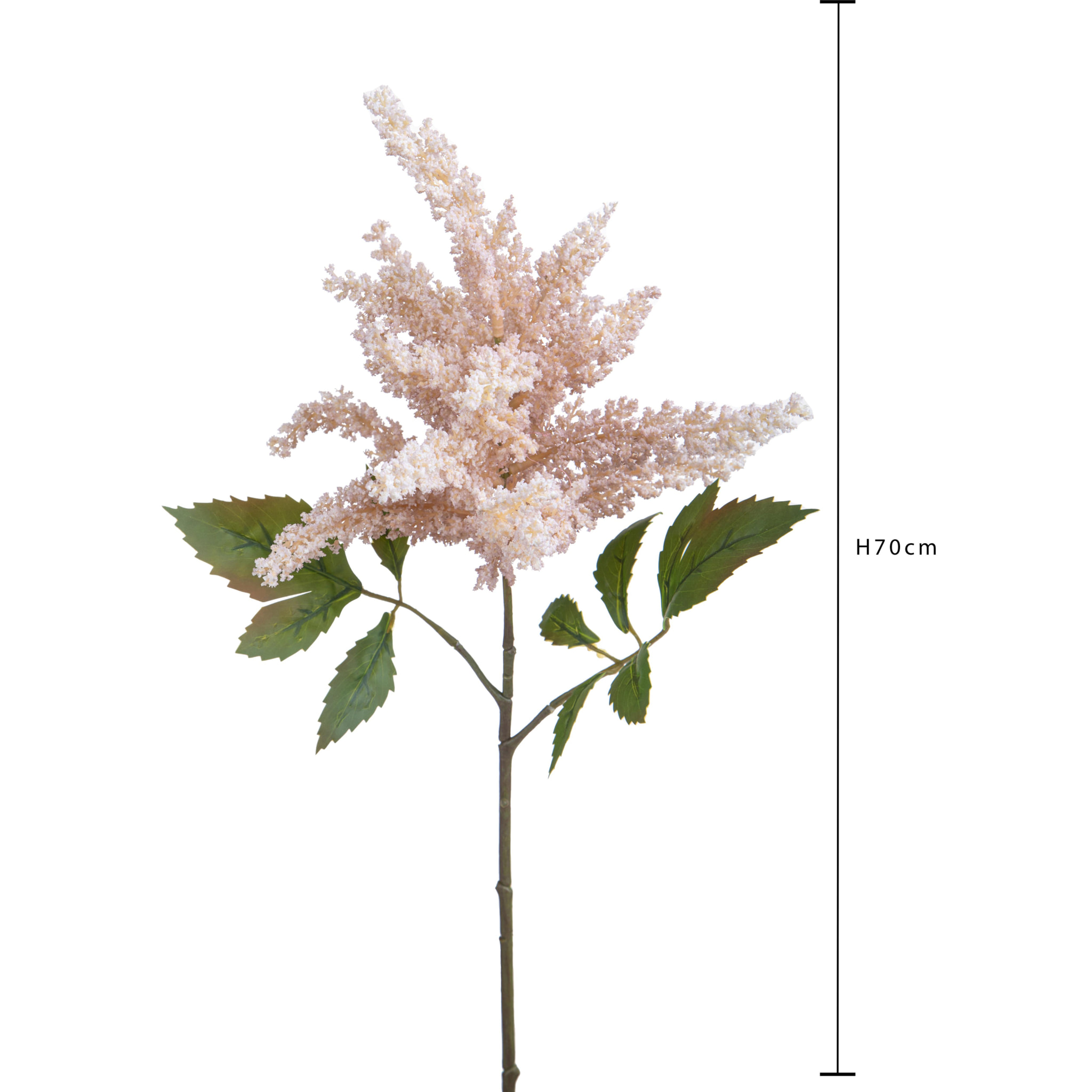 Astilbe 70 Cm - Pezzi 6 - 17X70X16cm - Colore: Rosa - Bianchi Dino - Fiori Artificiali