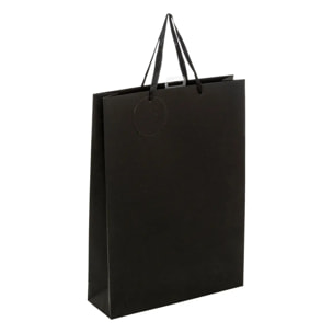Sac cadeau paillettes grande taille noir