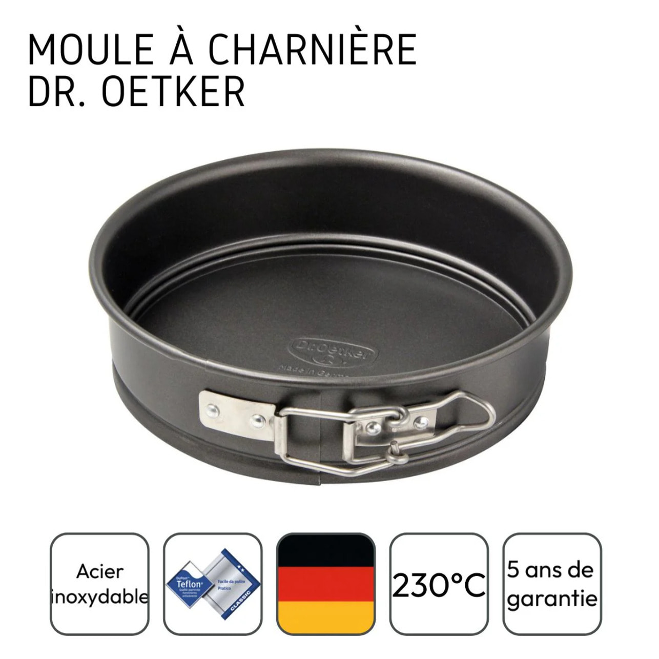 Moule à manqué à charnière 16 cm Dr.Oetker