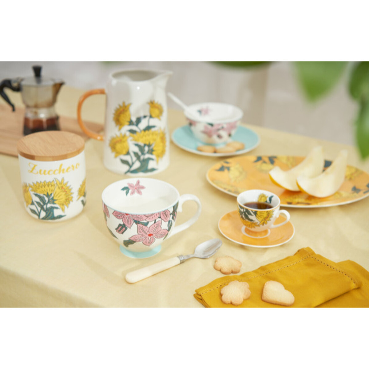 Set da caffè Alice da 6 pezzi in porcellana