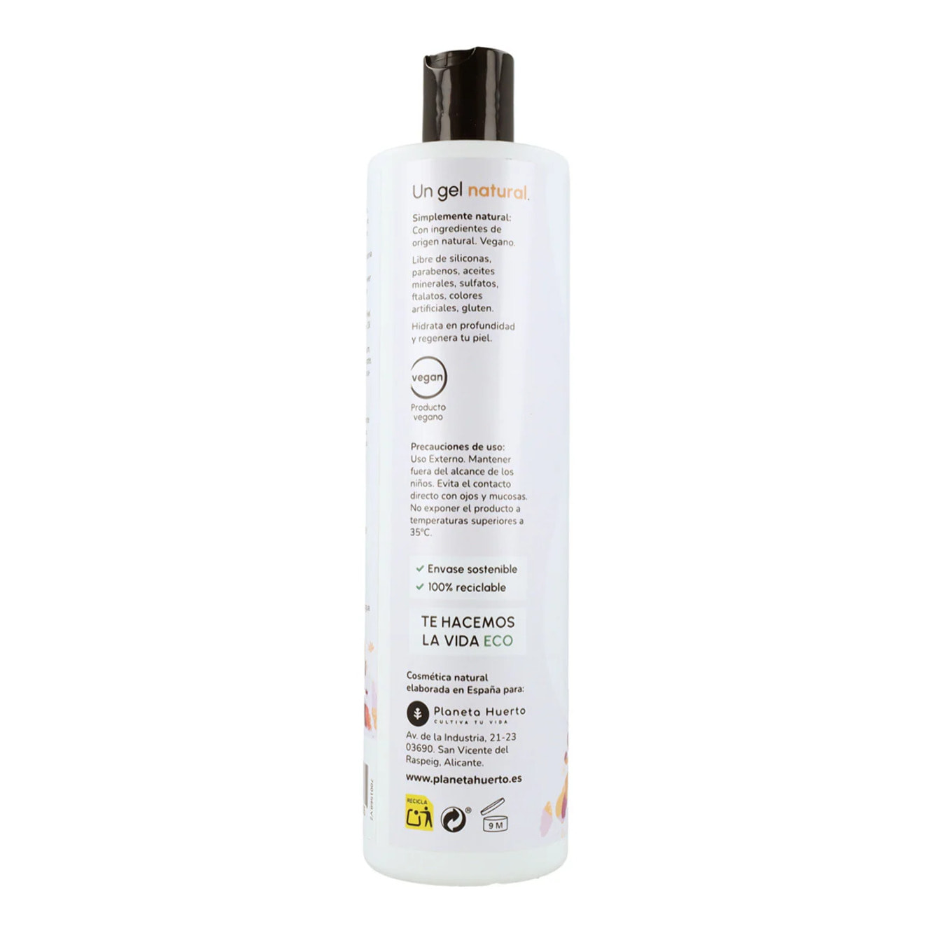 Gel de ducha Flor de Hibisco y Naranja Planeta Huerto 500 ml
