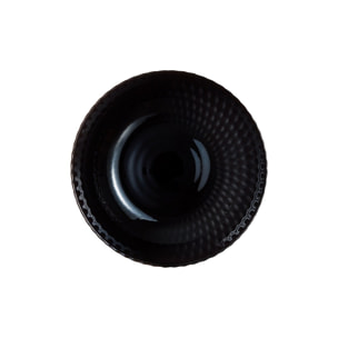 6 platos hondos negros 20 cm Pampille - Luminarc