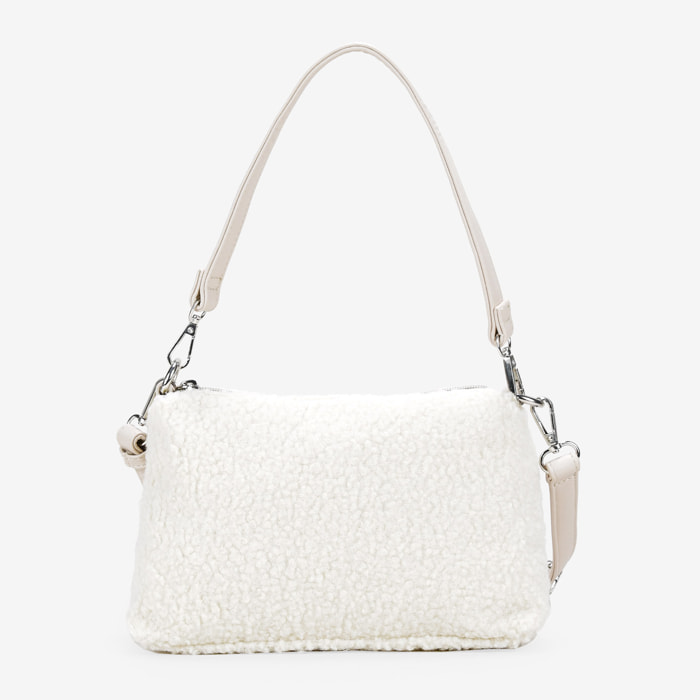 Bolso beige pelo de borrego