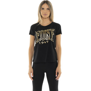 Camiseta manga corta mujer "Authentic Gold"