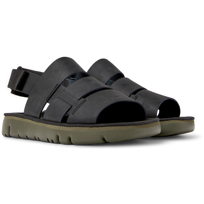 Sandalias - CAMPER Oruga - Negro - Piel de ante